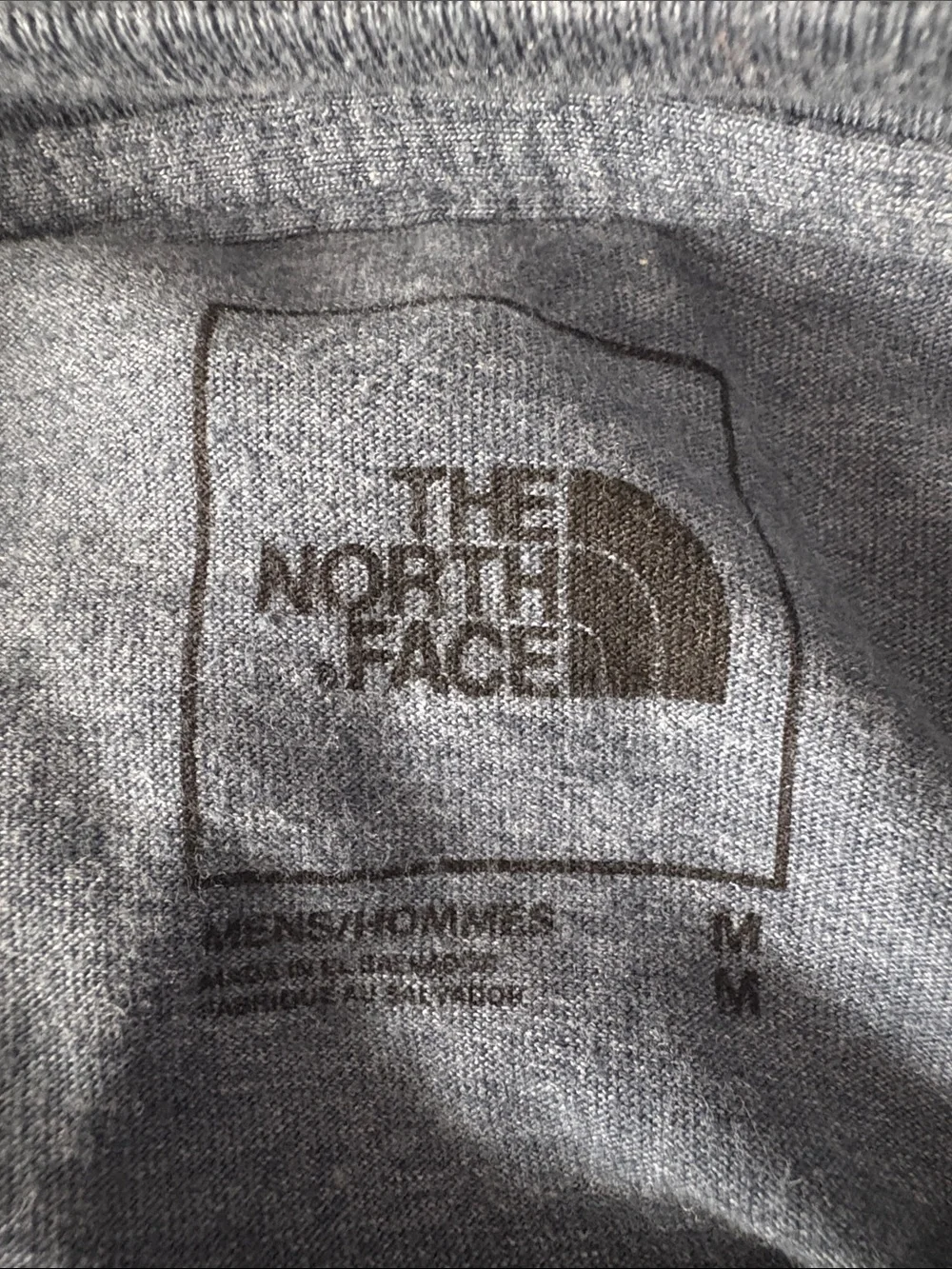 THE NORTH FACE Big Logo 100% Cotton T-shirt in Blue Size Medium — SUPER COMFY!!!